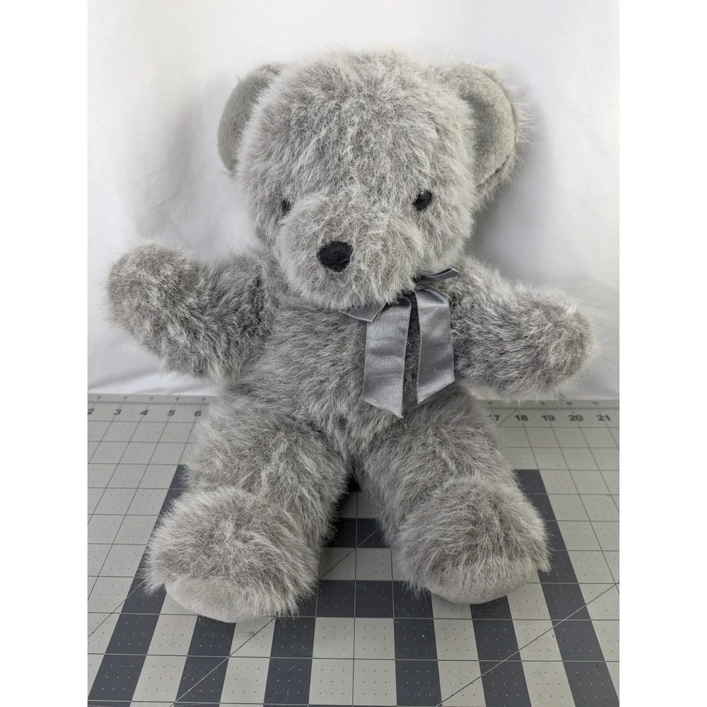 America Wego Gray Bear Plush Begging‎ 16 Inch 5750 Stuffed Animal Toy